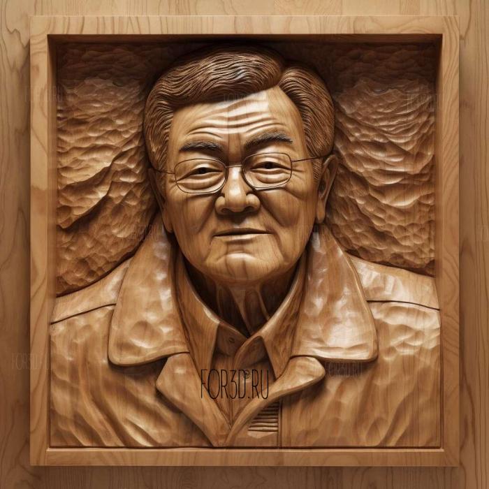 Robert Kiyosaki 1 stl model for CNC